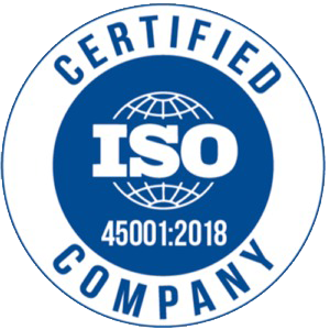 Selo ISO 45001:2018 Certified Company